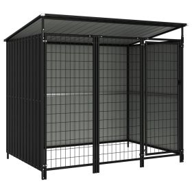 Outdoor Dog Kennel 76"x52.4"x64.6"
