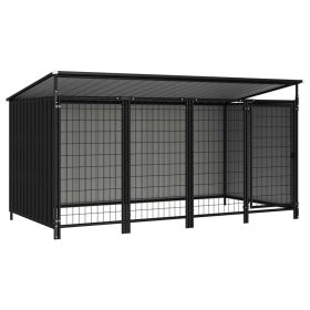Outdoor Dog Kennel 99.6"x52.4"x45.7"